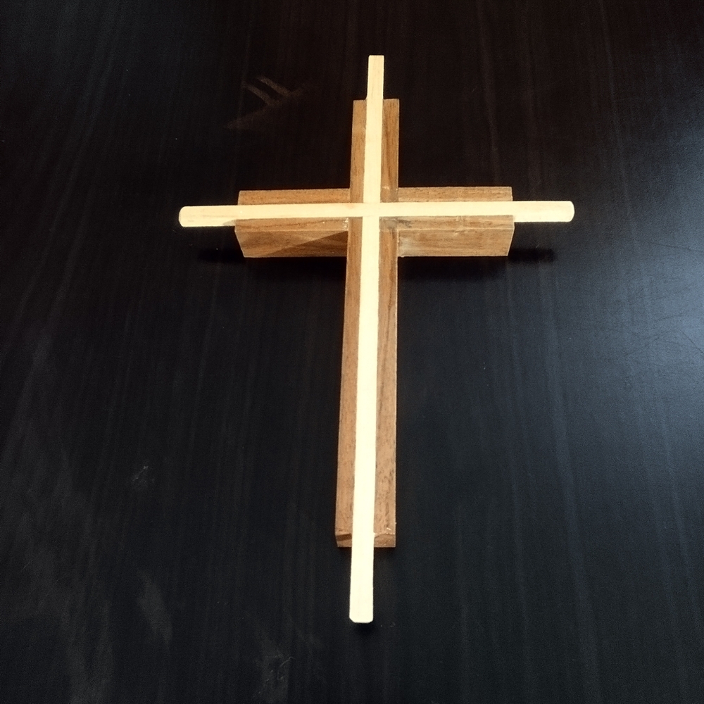 Brown And Cream Color Cross